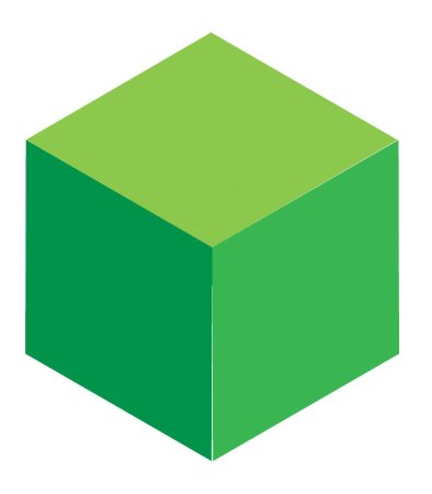 Куб 3d изометрический