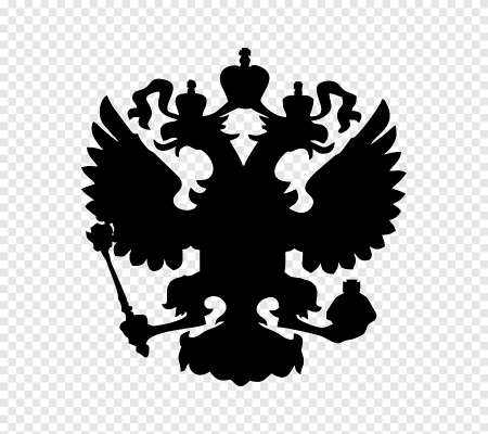 Двуглавый орёл герб России вектор