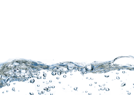 Пузыри воды на прозрачном фоне