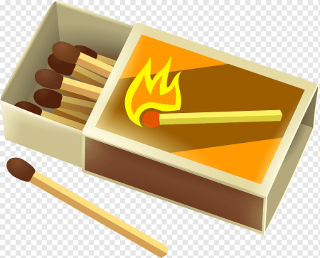 Дети и спички Clipart