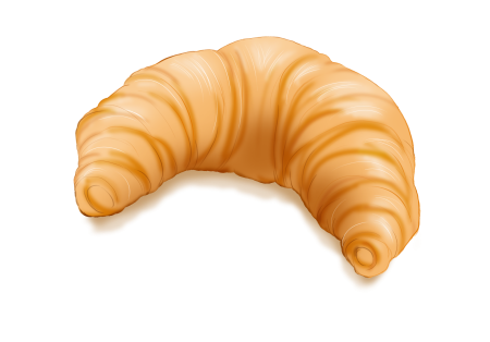 Круассан стикер