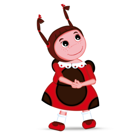 Лунтик Божья коровка Мила