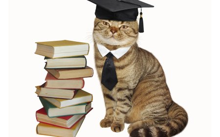 Кот выпускник