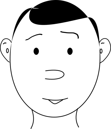 Лицо человека раскраска