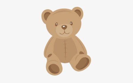 Медвежонок без фона для детей