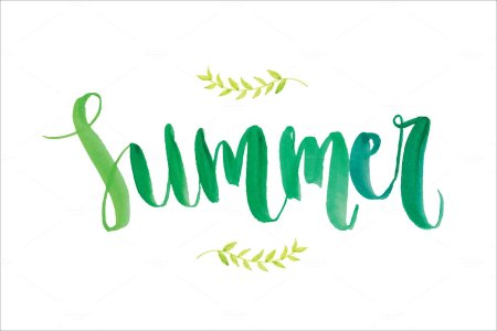 Summer надпись