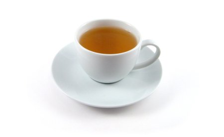 Чай на белом фоне