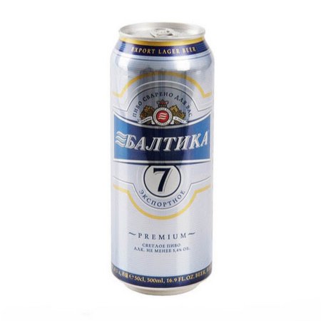 Пиво Балтика-7 0,45л 5,4% ж/б
