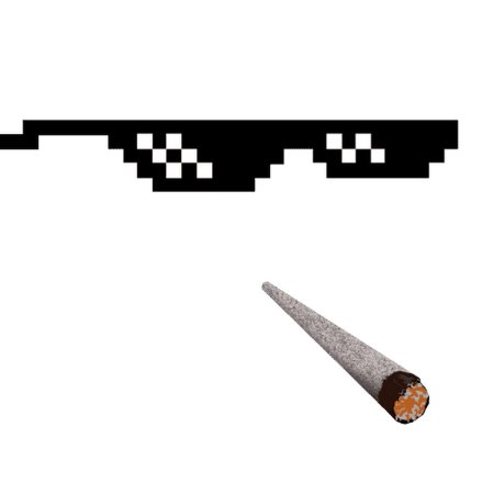 Thug Life очки без фона