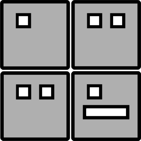 Кубик из Geometry Dash