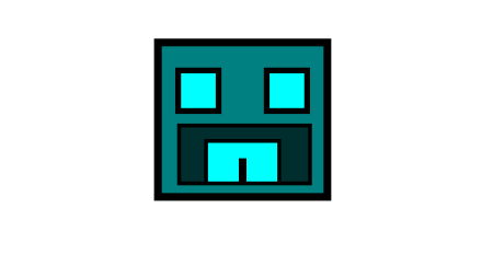 Кубик из Geometry Dash