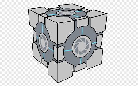 Куб компаньон Portal 2 PNG