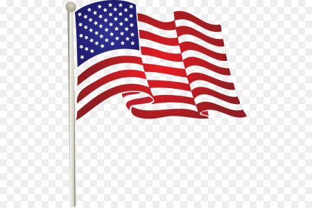 Флажок США без фона