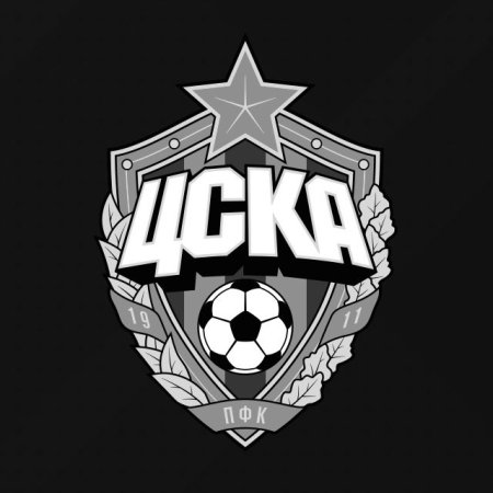 Черная эмблема ЦСКА
