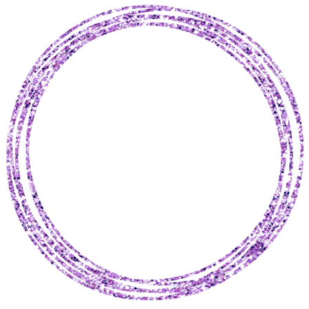 Рамка круглая сиреневая