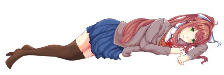 Моника в полный рост Doki Doki