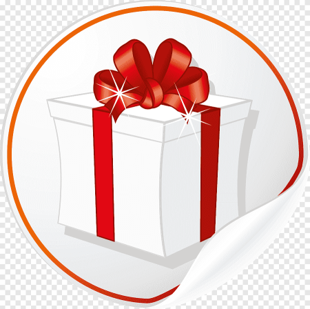 Стикер подарок