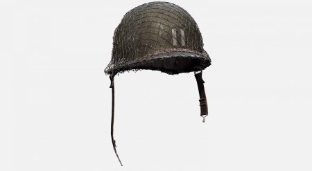 Военная каска на прозрачном фоне