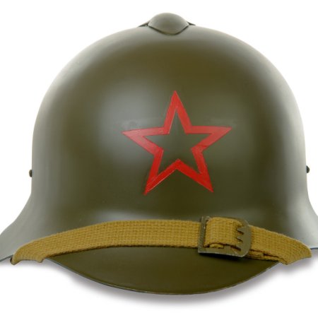 Каска советского солдата со звездой