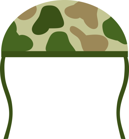 Рисование каски военной