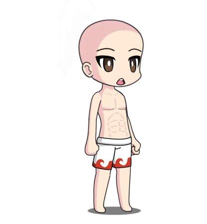 Манекен для рисования гача