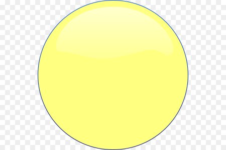 Круг желтого цвета