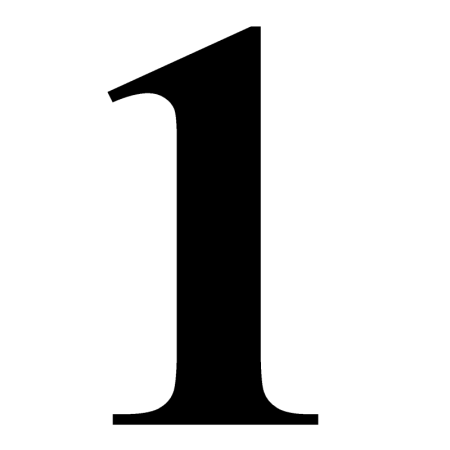 Цифра 1