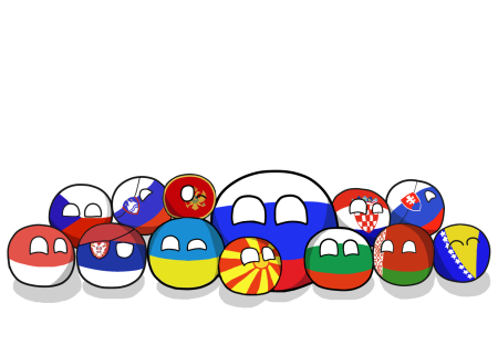 Страны в виде шаров