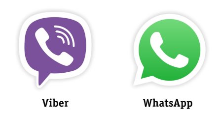 Значок Viber и WHATSAPP