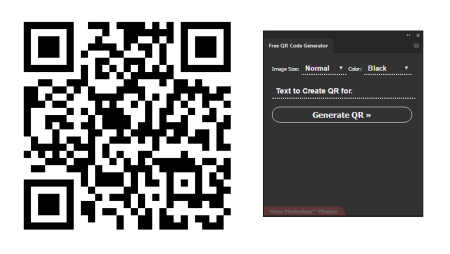 QR код на белом фоне