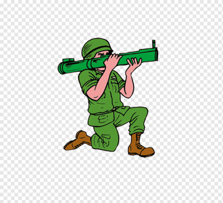 Военный человек мультяшный