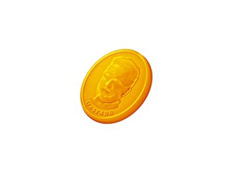 Emoji Монетка золотой