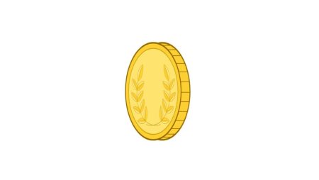 Золотые монеты анимация