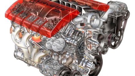 Двигатель Corvette ls7