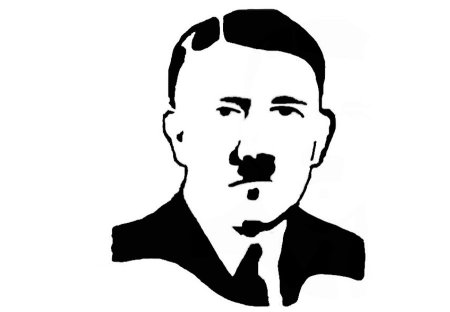 Силуэт Адольфа Гитлера