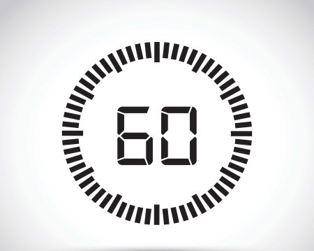 Таймер обратного отсчёта 60 секунд