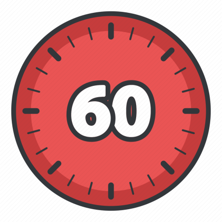 Часы 60 минут