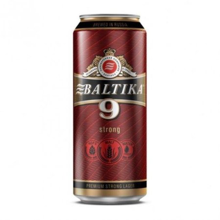 Пиво Балтика 9 крепость 0.5 л