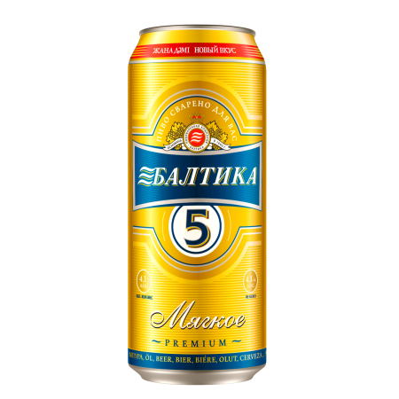 Пиво "Балтика №0" 0,45л ж/б