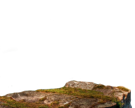 Скала на прозрачном фоне