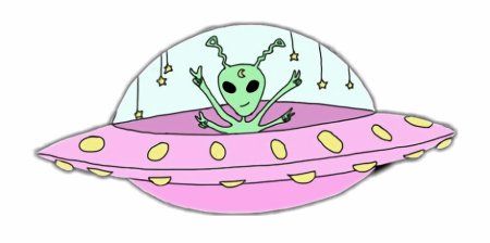 Инопланетный корабль для детей