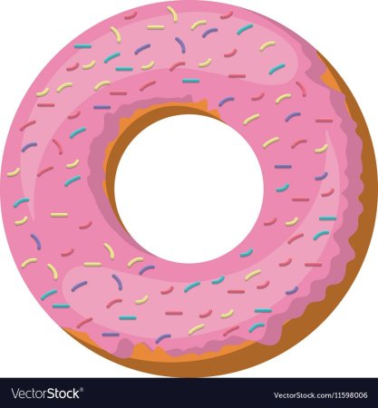 Бублик розовый