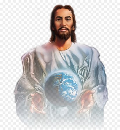 Христос на прозрачном фоне