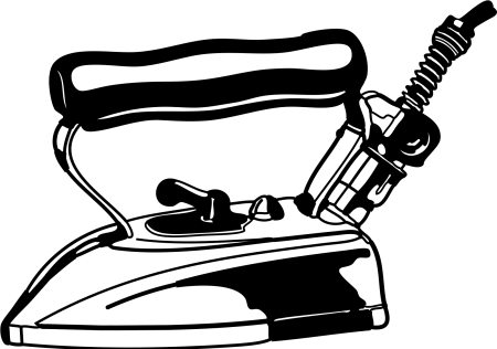 Утюг силуэт
