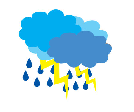 Облако с дождиком