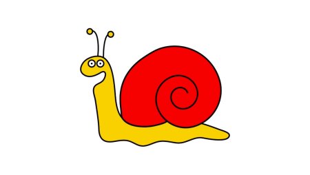 Буква у улитка