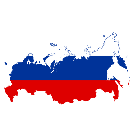 Карта России Триколор