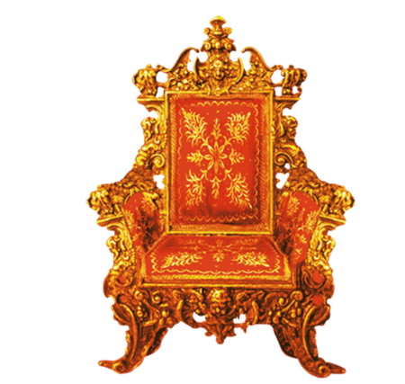Королевский трон золотой
