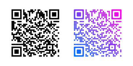 QR код в круге