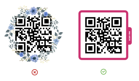 Рамки для QR кодов